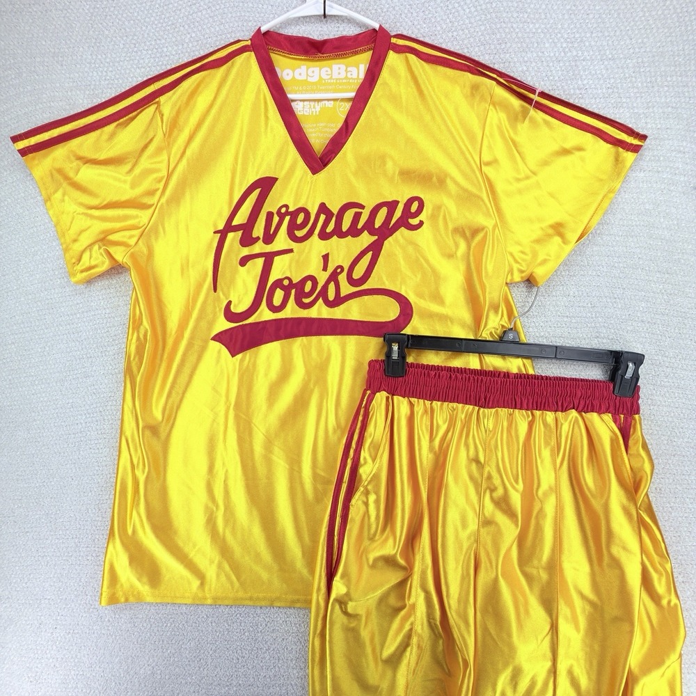 Dodgeball Average Joe's Costume Mens 2XL Jersey Shorts Set Movie Cosplay